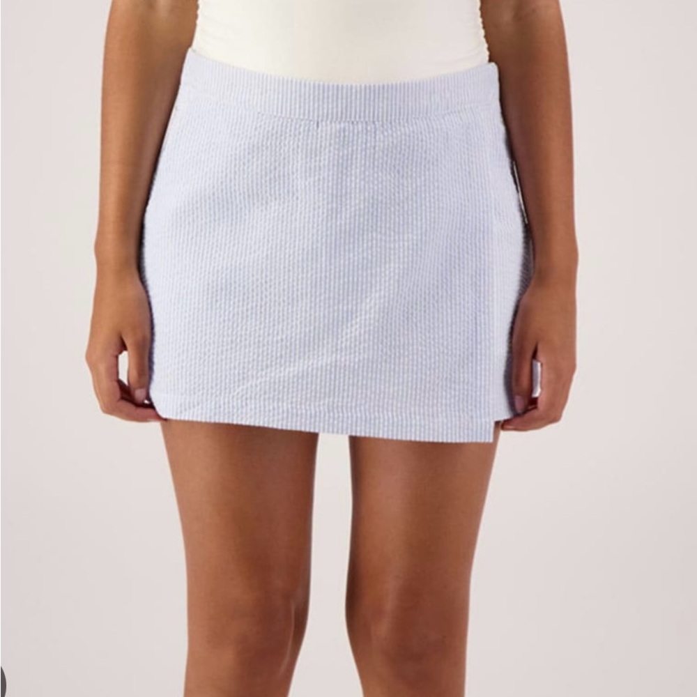 Thread & Supply Seersucker Mini Skort- Juniors XL